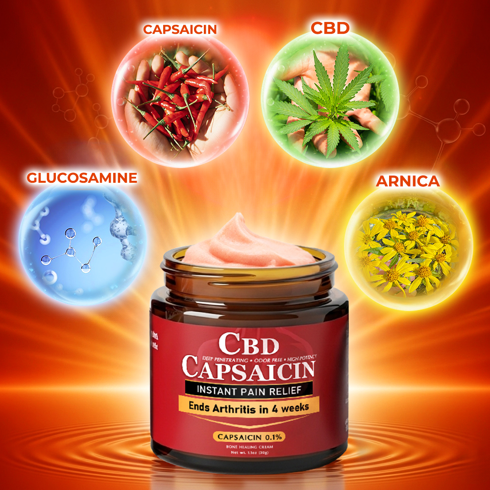 🧑🔬Fabricado en una instalación registrada por la FDA: Therma Core 𝗖𝗕𝗗 Crema para el alivio instantáneo del dolor y la curación ósea con capsaicina🌿🌶️