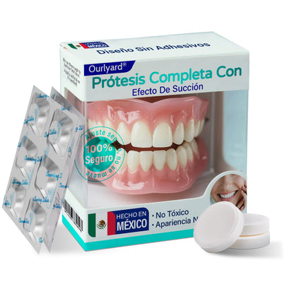 ✅ Fabricado y enviado desde México | Dentadura Completa Suction-effective Ourlyard® 🦷🦷