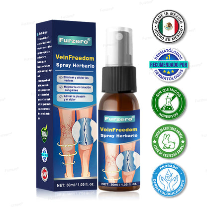 🏆Hecho y enviado desde México🌿Furzero® VeinFreedom Spray Herbario - Terapia de MicroNiebla