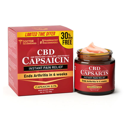 🧑‍🔬Fabricado en una instalación registrada por la FDA: Therma Core 𝗖𝗕𝗗 Crema para el alivio instantáneo del dolor y la curación ósea con capsaicina🌿🌶️